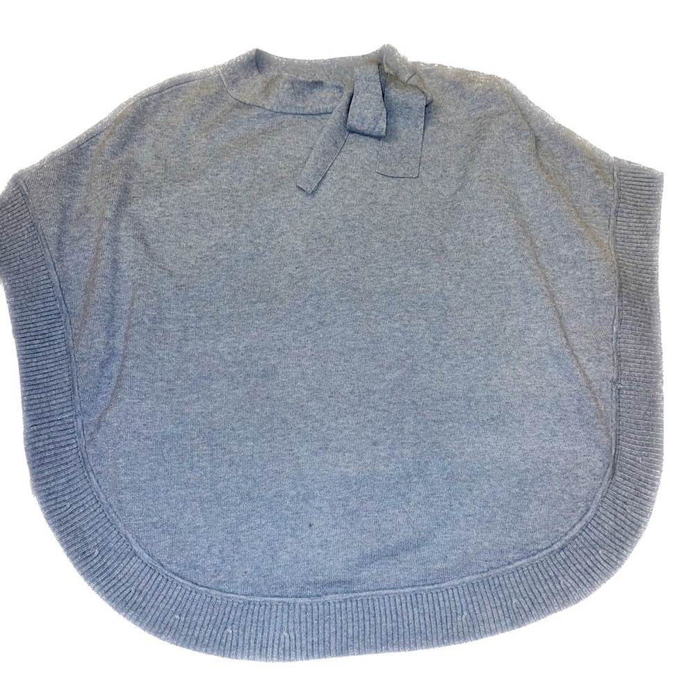 Talbots Poncho with a bow
